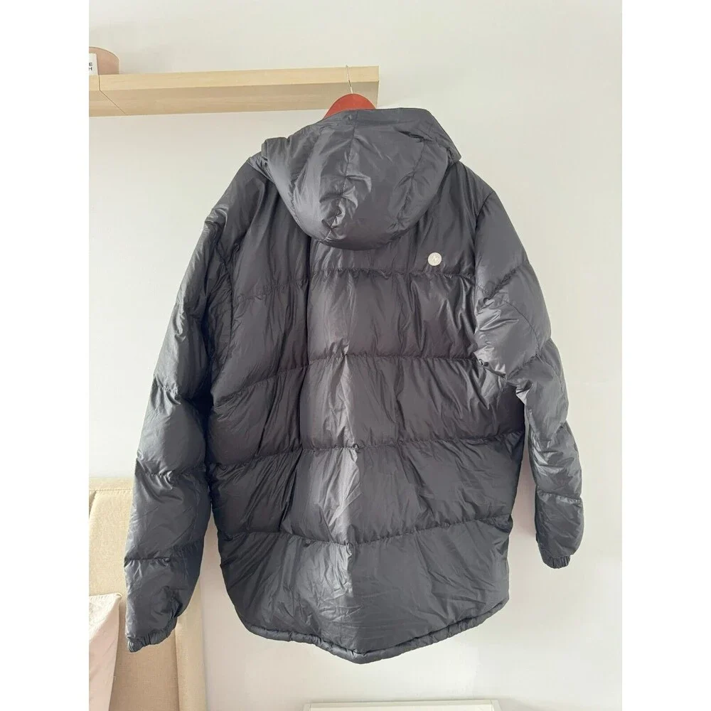 Marmot Mens 4XT Black Full Zip 700 Fill Winter Quilted Jacket Guides Down Hooded - Picture 2 of 8